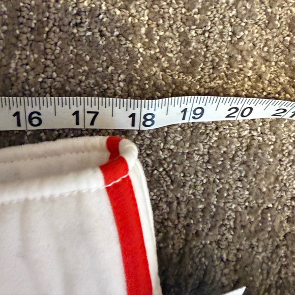 NWT Diet Coke Bow Wide Leg Sweatpants White Red Stripe XL - Picture 10 of 11